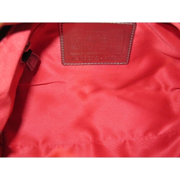 Coach 2009 Black Signature C Poppy Groovy Sateen Sufflette Jacquard Satchel Bag - Picture 9 of 11